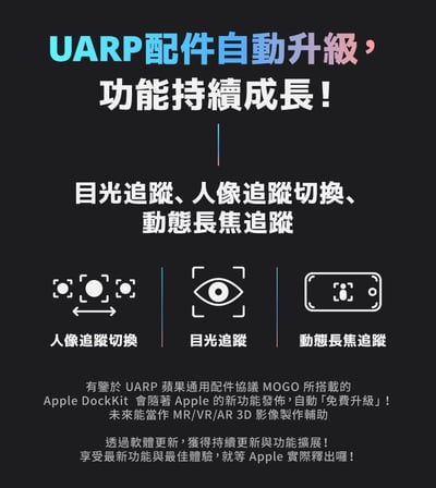 ｜COMITOK｜MOGO手機三軸穩定器｜簡配｜大全配｜Dockkit AI 智慧追蹤｜14