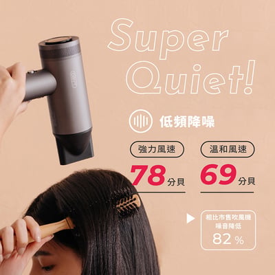 ｜TYMO｜AIRHYPE 高速負離子吹風機｜1500W多段溫控｜自動逆風清潔8