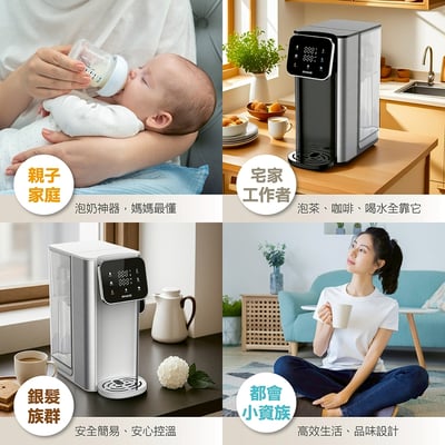 ｜AIWA 愛華｜4L免安裝超濾瞬熱式淨飲機｜AW-RE40UF-017