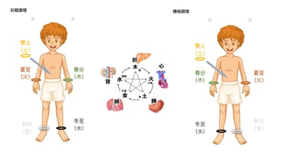 OmQi 量子經絡四季五行套組-EX2