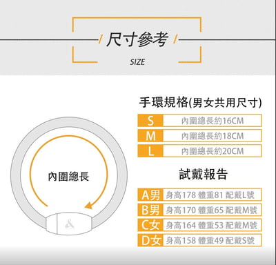 OmQi 量子經絡EX環 / 手環3