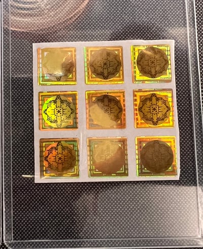 「 AOUKA」量子數字消磁能量貼紙2