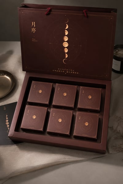 HUNGHUNG 2026 中秋限定《月序》雙味月餅6入禮盒(完售)2