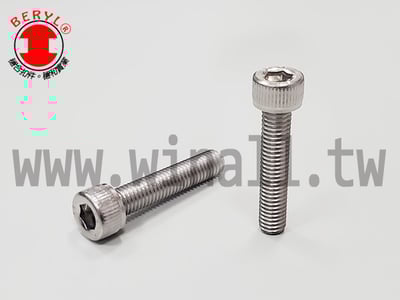 有頭內六角真空螺絲 - 白鐵2