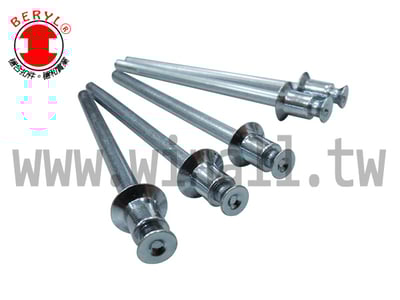 雙平頭(透空)拉釘 -全鐵1