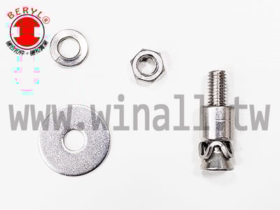 背內擴孔固定錨栓(擴張式壁虎)1