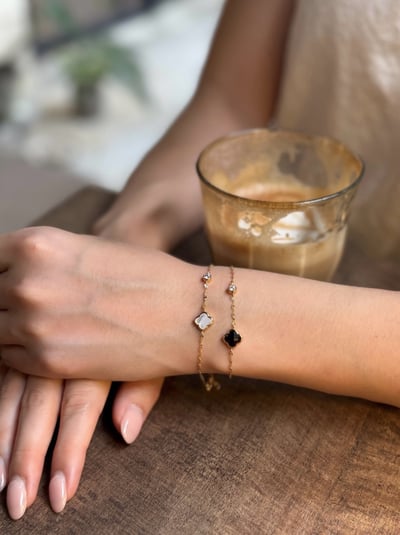 316L Four Leaf Clover Bracelet 四葉幸運草手鏈5