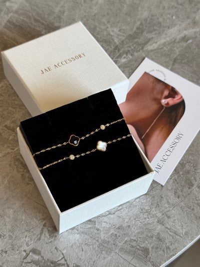 316L Four Leaf Clover Bracelet 四葉幸運草手鏈3