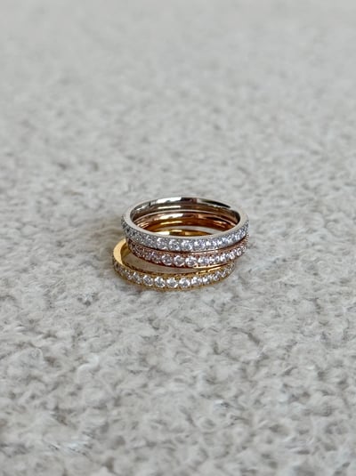 18K Full Diamond Classic Ring 每人都要擁有的經典滿鑽戒指2