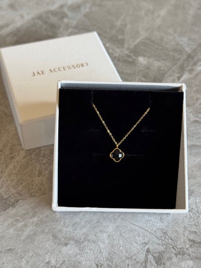 316L Four Leaf Clover Necklace 四葉幸運草項鍊3