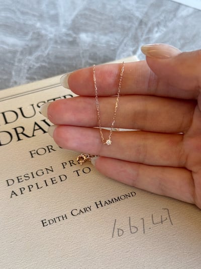 S925 Mini Diamond Necklace 若有似無迷你單鑽項鍊6