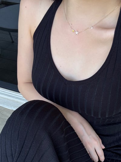 S925 Star Sequins  Necklace 星辰亮片項鍊5