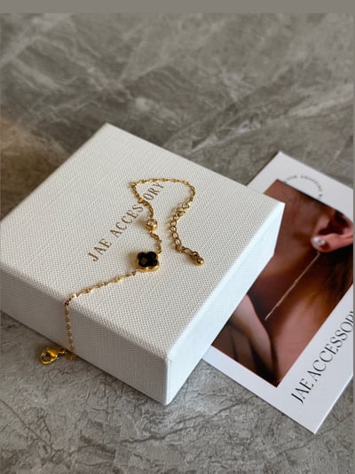 316L Four Leaf Clover Bracelet 四葉幸運草手鏈2