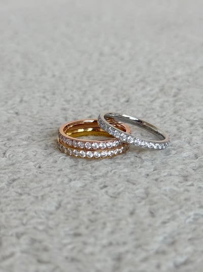 18K Full Diamond Classic Ring 每人都要擁有的經典滿鑽戒指1