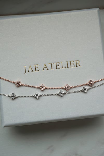 S925 Clover Station Bracelet 四葉草手鏈4