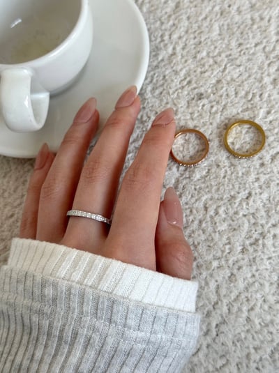 18K Full Diamond Classic Ring 每人都要擁有的經典滿鑽戒指6