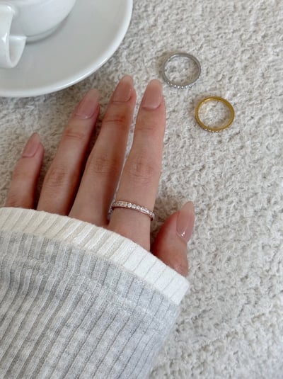 18K Full Diamond Classic Ring 每人都要擁有的經典滿鑽戒指4