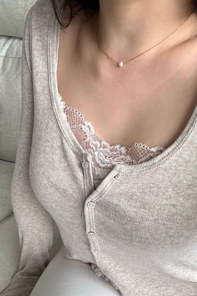 316L Mini pearl necklace 迷你小珍珠項鏈4