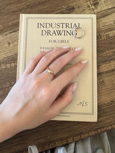 316L Minimalist Wave Ring 造型波浪戒指3