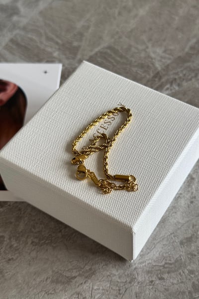 316L Classic Rope Chain Bracelet 麻花扭紋手鍊1