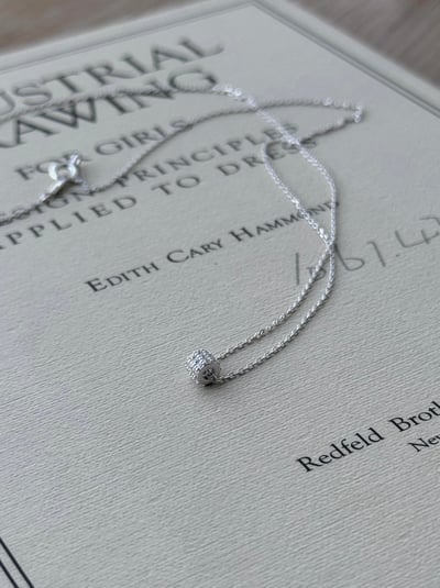 S925 Roller Barrel Necklace 微鑲迷你滾輪項鍊3