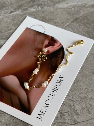 316L Natural Pearl Bracelet 迷你珍珠金豆手鏈4