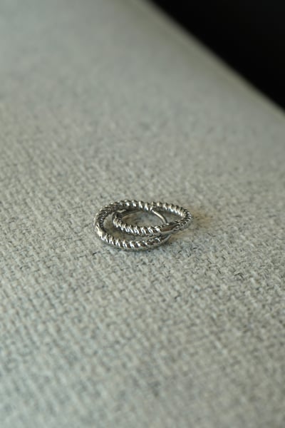 18K Twisted Hoop Earrings 編織圈圈耳扣3