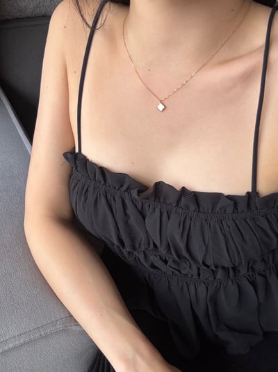 316L Four Leaf Clover Necklace 四葉幸運草項鍊5