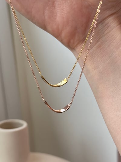 316L Smile  Necklace 立體微笑項鍊(可刻字)2