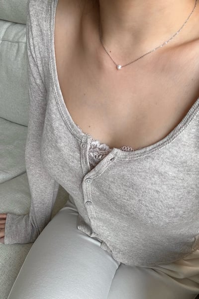 316L Mini pearl necklace 迷你小珍珠項鏈5