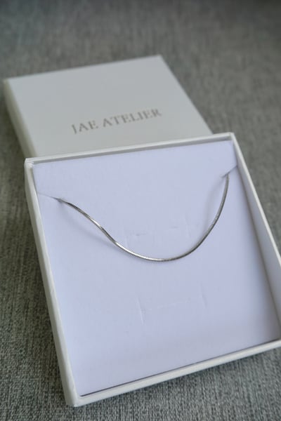 316L Thin Snake Chain Bracelet 細蛇骨手鍊1