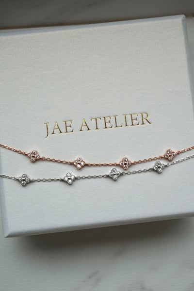 S925 Clover Station Bracelet 四葉草手鏈4