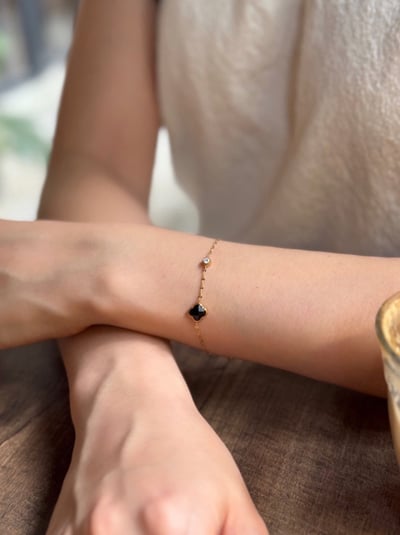 316L Four Leaf Clover Bracelet 四葉幸運草手鏈4