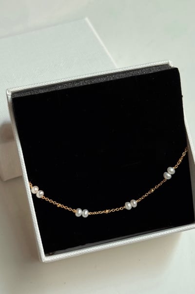 316L Natural Pearl Bracelet 迷你珍珠金豆手鏈5