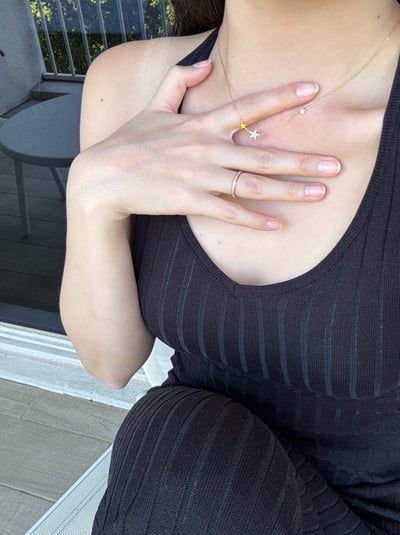 S925 Star Sequins  Necklace 星辰亮片項鍊4