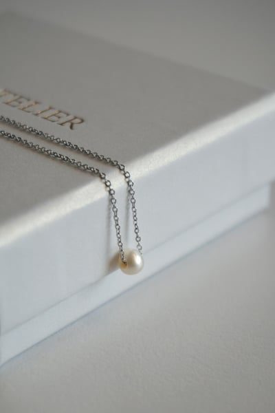 316L Mini pearl necklace 迷你小珍珠項鏈1