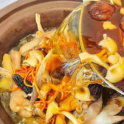 云南山珍七彩菌湯包菌菇干貨羊肚菌煲湯火鍋蟲草花湯料藥食同源 質保12月8