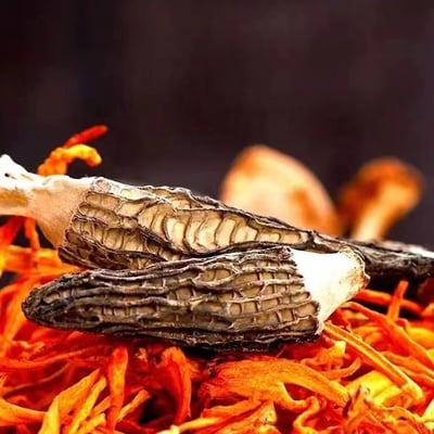 山珍菌菇七彩菌汤包云南野生炖汤鲜羊肚菌鹿茸菇干货 100克包 可定制 質保12個月5