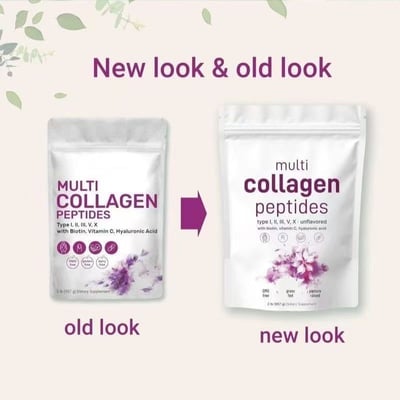 海購 Multi collagen peptides 膠原蛋白粉 多重膠原蛋白肽粉一磅裝4