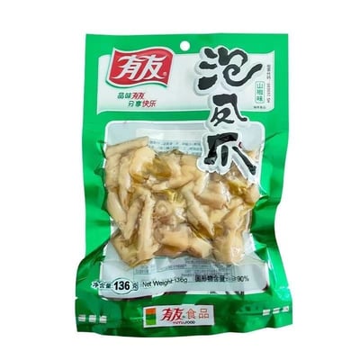 有友泡椒鳳爪 重慶特產 山椒經典口味 休閒零食小零嘴 質保200天3
