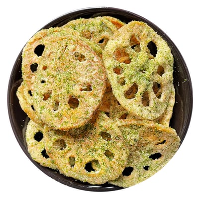 新品零食椒鹽麻辣香脆藕片酥脆解饞小零食油炸藕片100克/袋 6種口味 質保6個月9