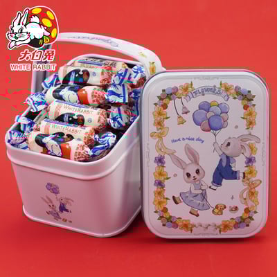 經典國貨大白兔奶糖禮盒裝混合口味裝兒童春節禮盒125g3