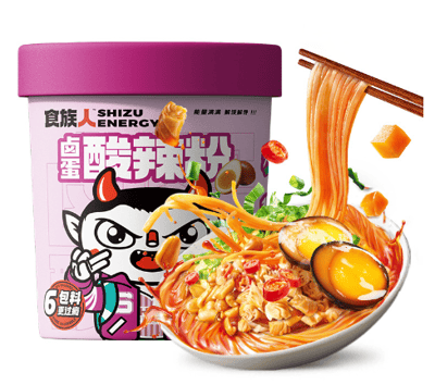 食族人酸辣粉桶装系列 24桶/箱 可订6/12/24/36/484