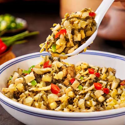 湘食頌酸菜小筍湖南味農家下飯菜免洗免泡袋裝獨立包裝230g/袋 質保12月5