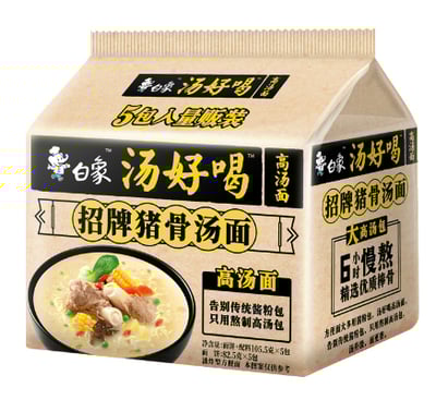 白象泡麵系類 國貨之光 好吃不貴 湯濃更好喝3