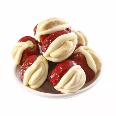 腰果泡芙枣500g独立包装夹心腰果奶泡芙枣干果零食香甜酥口回味无穷 质保9个月3