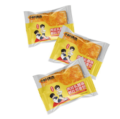 小杨臻選肉鬆乳酪味吐司休閒代餐即食麵包 質保3個月4