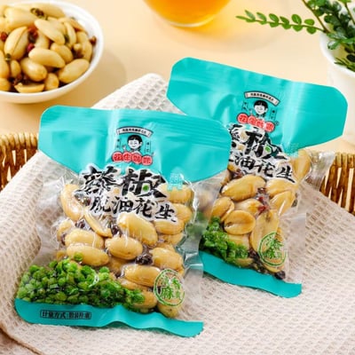 花生姑娘脫油花生米獨立小包裝10斤裝下酒菜五香多味花生米即食休閑零食 質保6月6