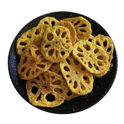 新品零食椒鹽麻辣香脆藕片酥脆解饞小零食油炸藕片100克/袋 6種口味 質保6個月8