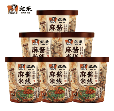 宛禾米線系列袋装桶装南阳特产开水冲泡方便面速食即食 质保10月4